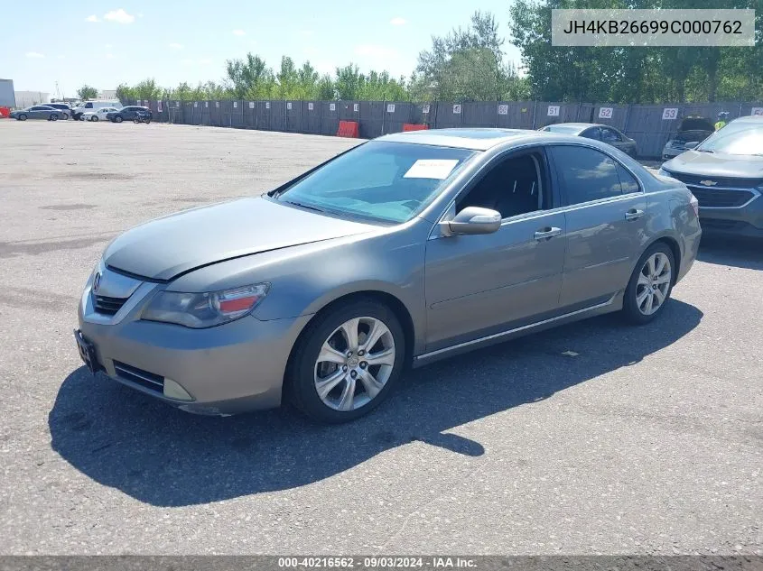 2009 Acura Rl 3.7 VIN: JH4KB26699C000762 Lot: 40216562