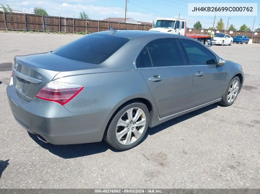 2009 Acura Rl 3.7 VIN: JH4KB26699C000762 Lot: 40216562