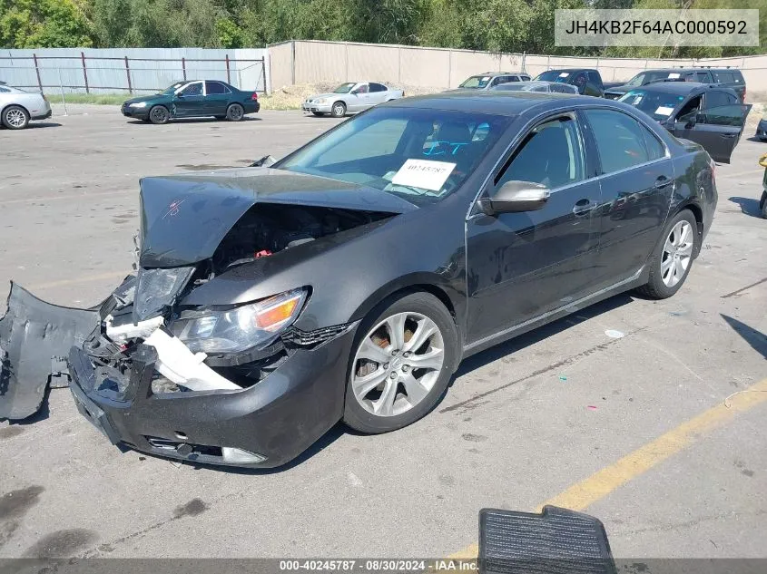 JH4KB2F64AC000592 2010 Acura Rl 3.7