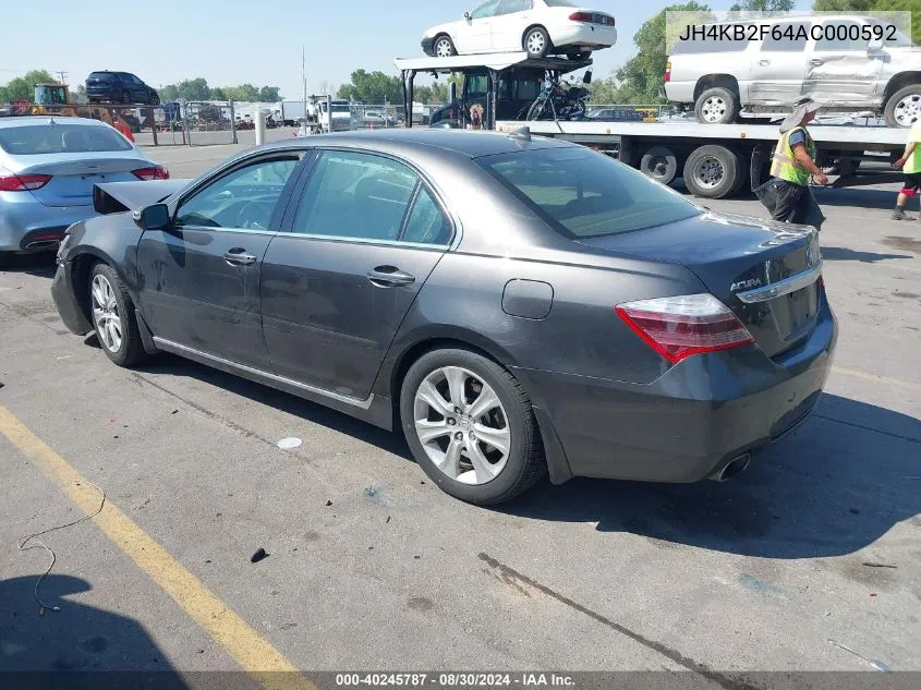 JH4KB2F64AC000592 2010 Acura Rl 3.7