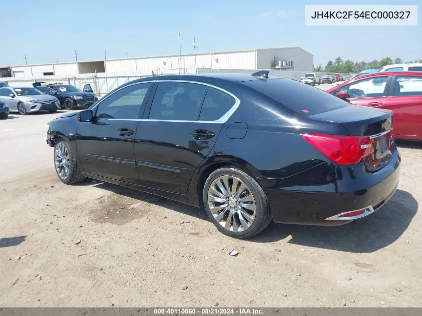 2014 Acura Rlx Sport Hybrid Technology Package VIN: JH4KC2F54EC000327 Lot: 40110060