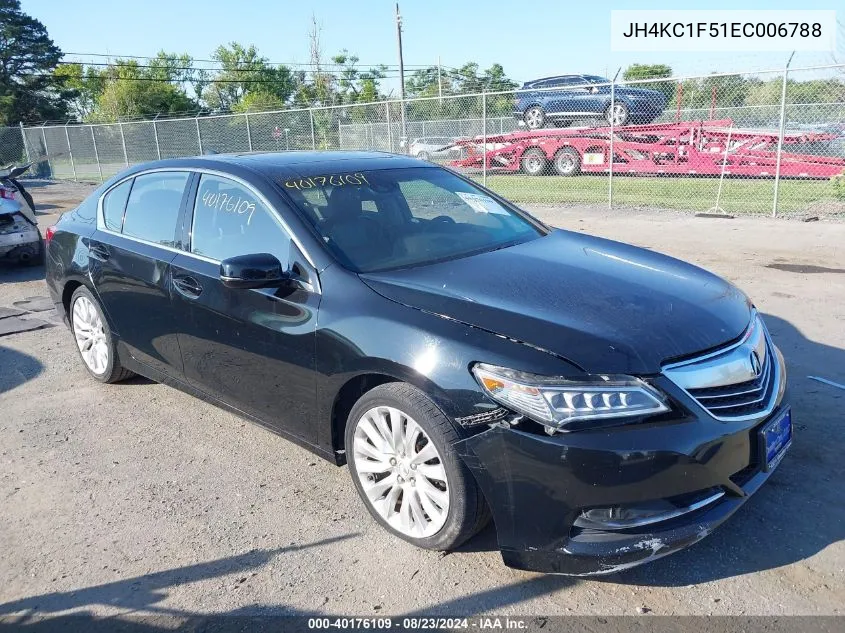 2014 Acura Rlx VIN: JH4KC1F51EC006788 Lot: 40176109