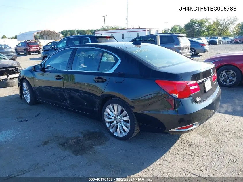 2014 Acura Rlx VIN: JH4KC1F51EC006788 Lot: 40176109