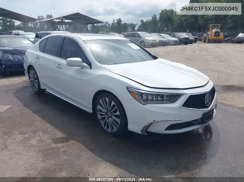 2018 Acura Rlx VIN: JH4KC1F5XJC000045 Lot: 40337295