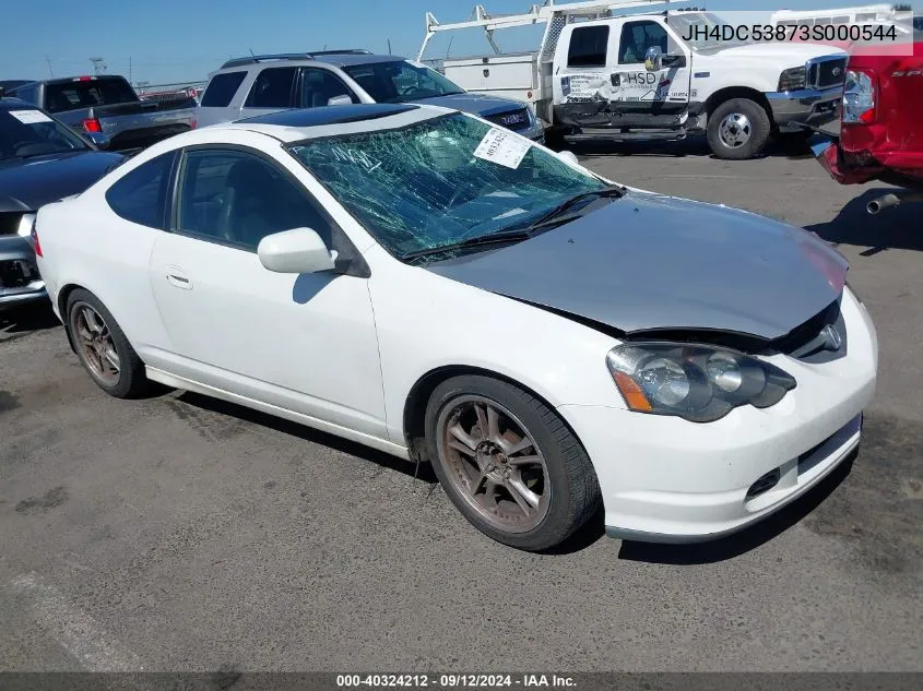 2003 Acura Rsx VIN: JH4DC53873S000544 Lot: 40324212