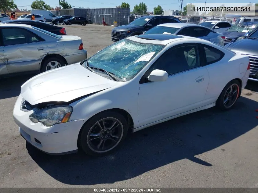 2003 Acura Rsx VIN: JH4DC53873S000544 Lot: 40324212