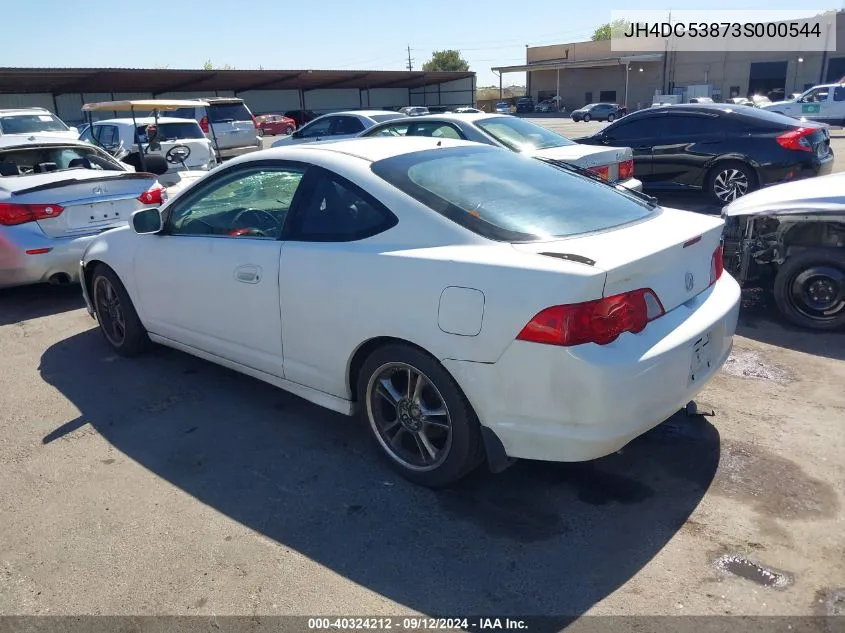 2003 Acura Rsx VIN: JH4DC53873S000544 Lot: 40324212