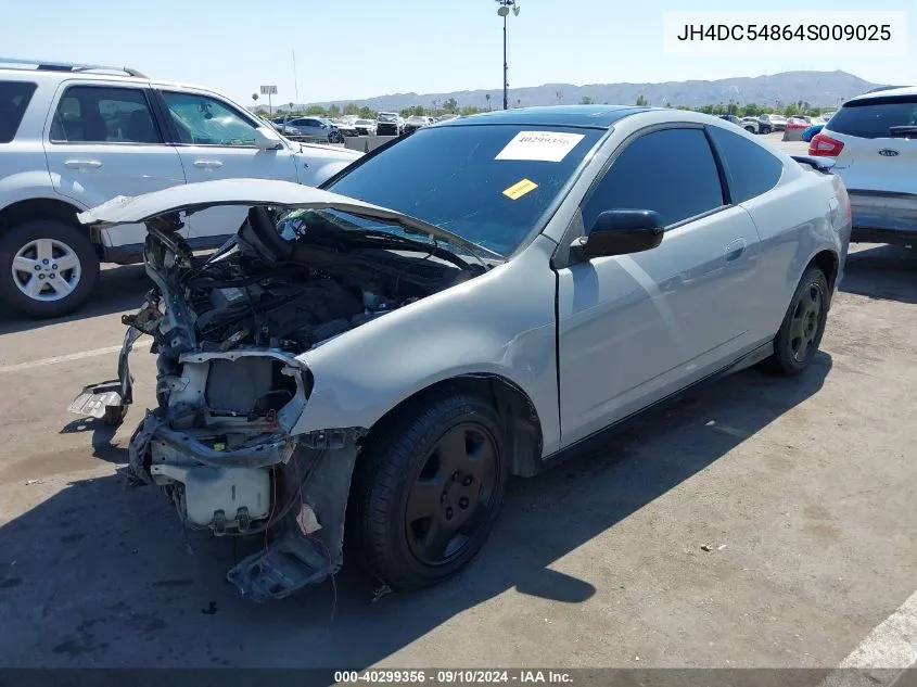 2004 Acura Rsx VIN: JH4DC54864S009025 Lot: 40299356