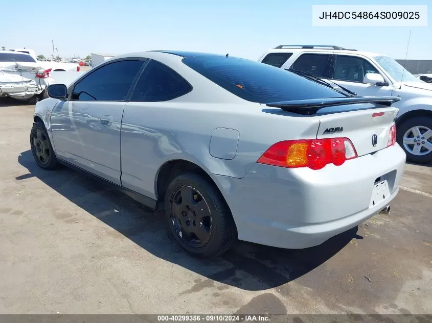 2004 Acura Rsx VIN: JH4DC54864S009025 Lot: 40299356