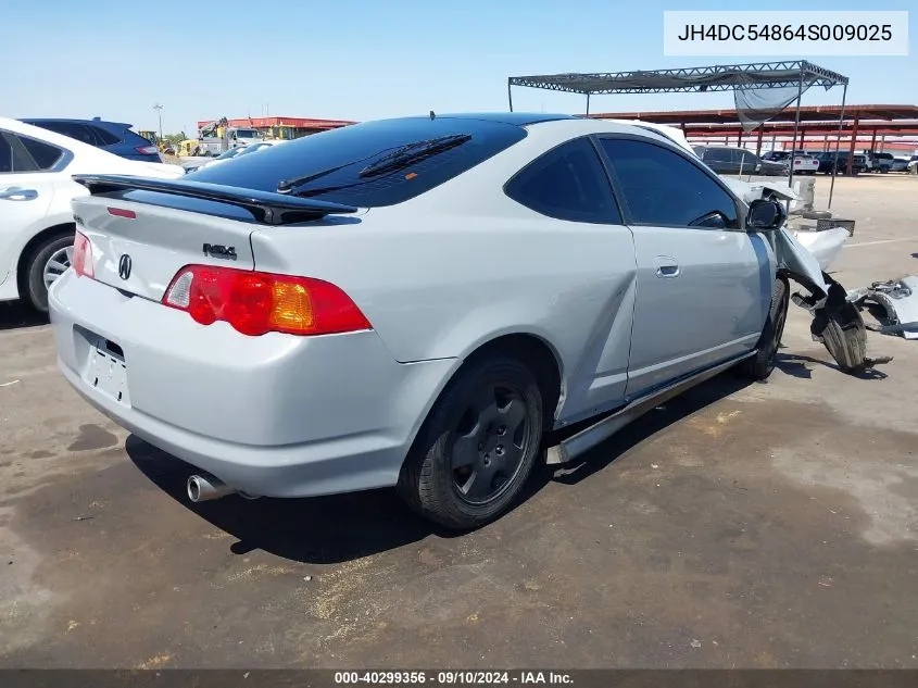 2004 Acura Rsx VIN: JH4DC54864S009025 Lot: 40299356