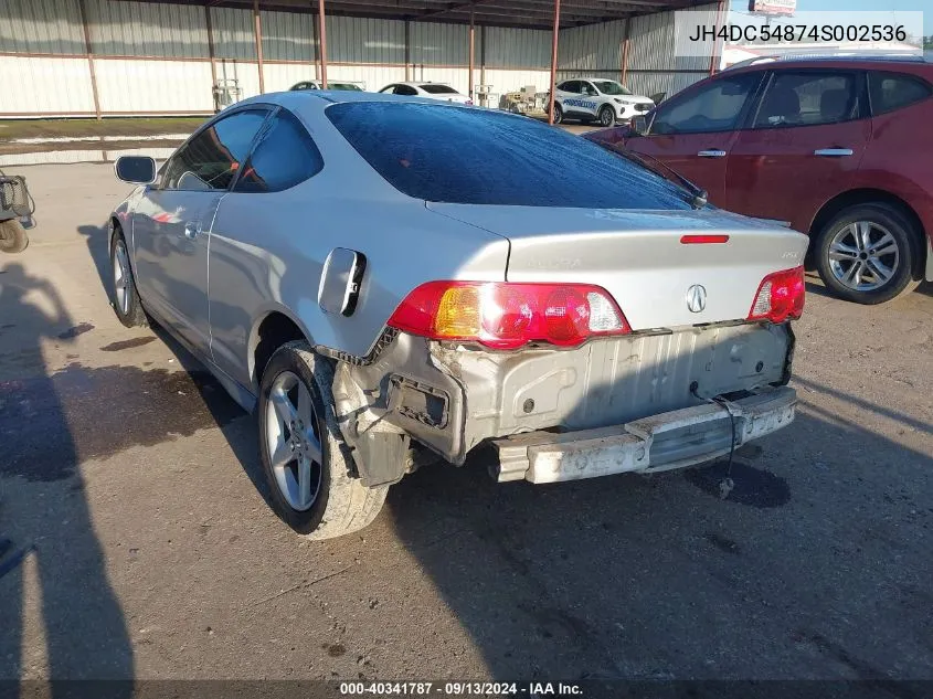 JH4DC54874S002536 2004 Acura Rsx