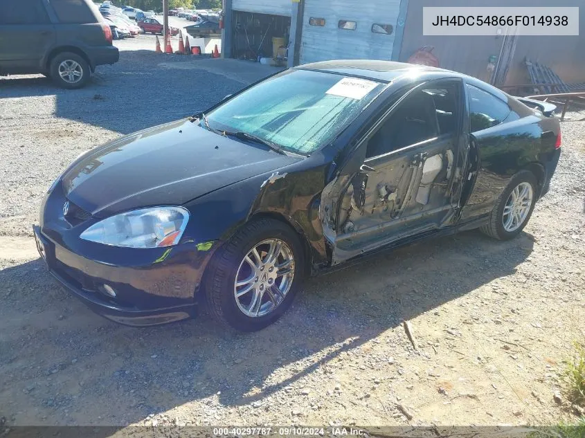 2006 Acura Rsx VIN: JH4DC54866F014938 Lot: 40297787