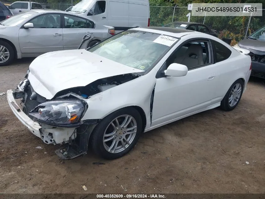 2006 Acura Rsx VIN: JH4DC54896S014531 Lot: 40352609