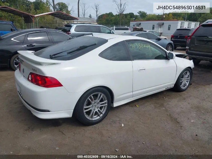 2006 Acura Rsx VIN: JH4DC54896S014531 Lot: 40352609