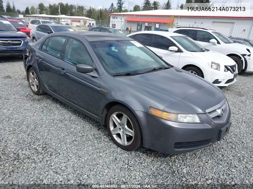 2004 Acura Tl VIN: 19UUA66214A073213 Lot: 40343653