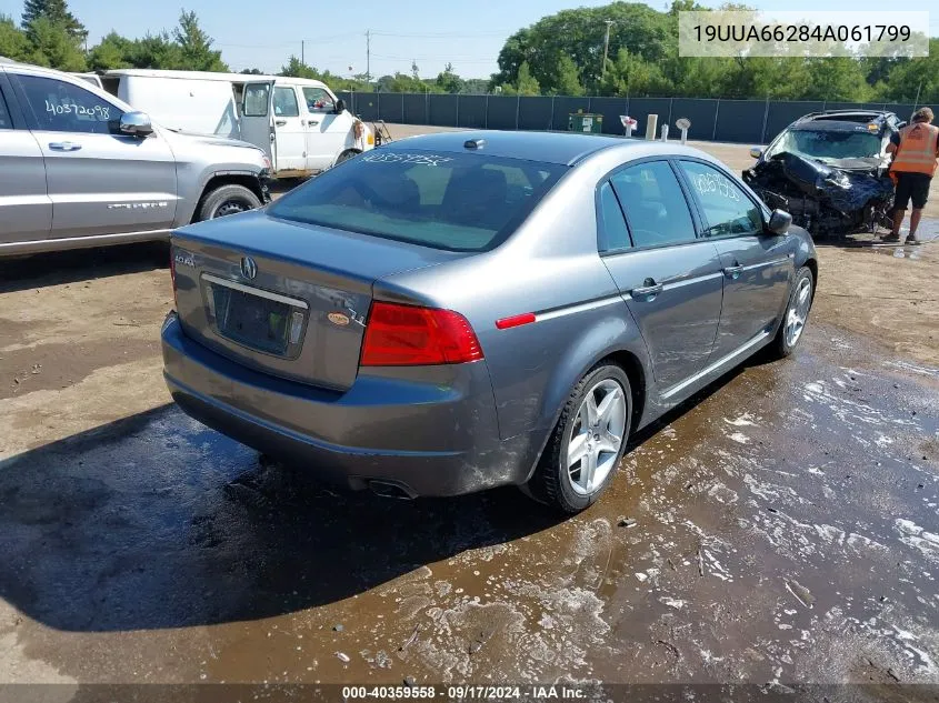 2004 Acura Tl VIN: 19UUA66284A061799 Lot: 40359558