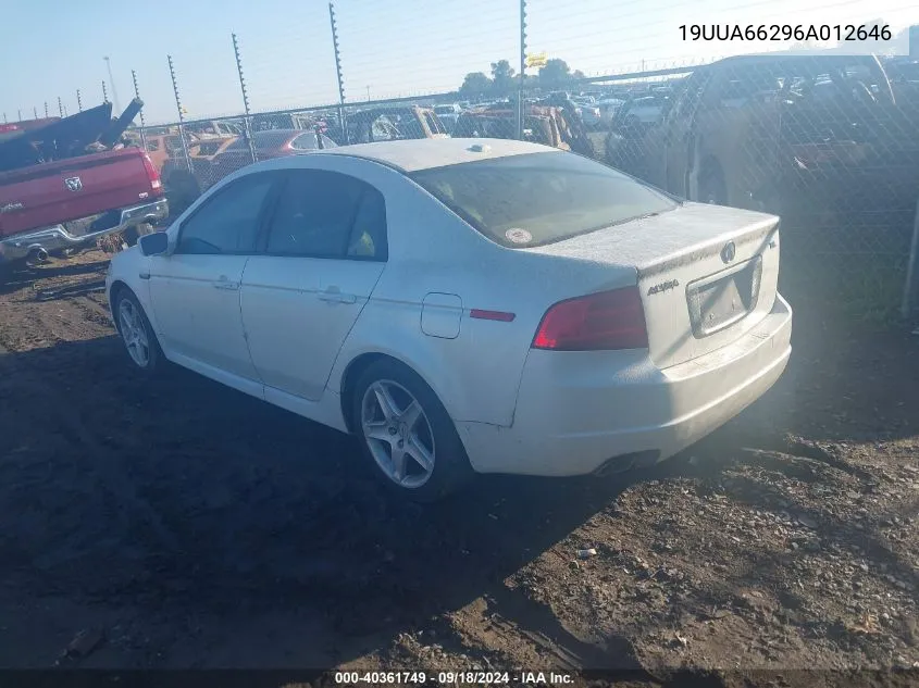 19UUA66296A012646 2006 Acura 3.2Tl