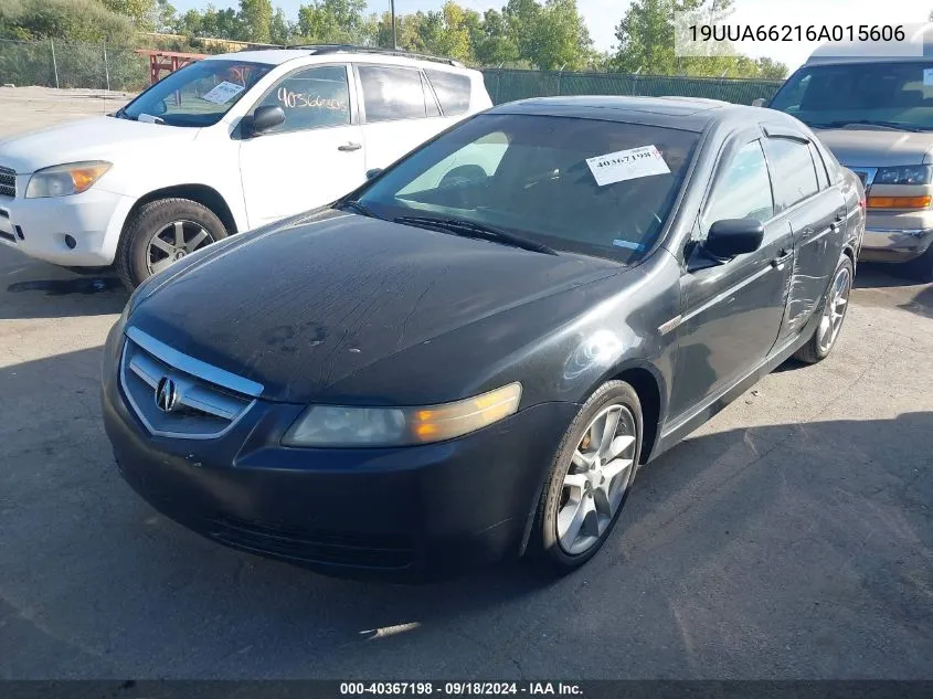 2006 Acura Tl VIN: 19UUA66216A015606 Lot: 40367198