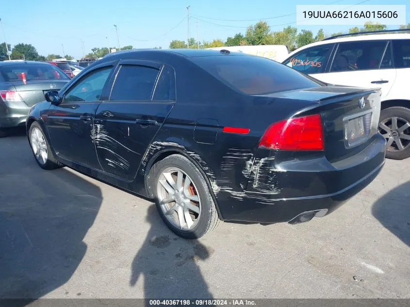 2006 Acura Tl VIN: 19UUA66216A015606 Lot: 40367198