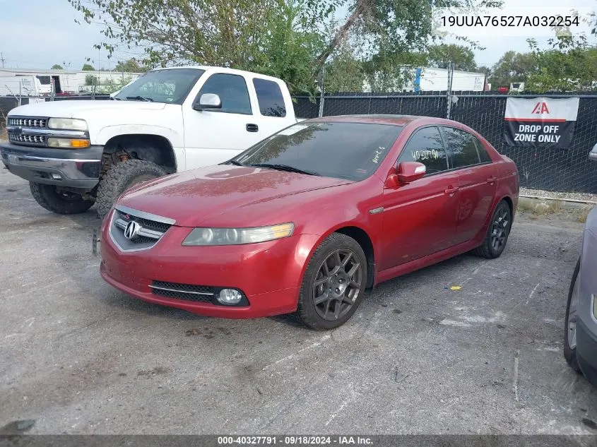 19UUA76527A032254 2007 Acura Tl Type S