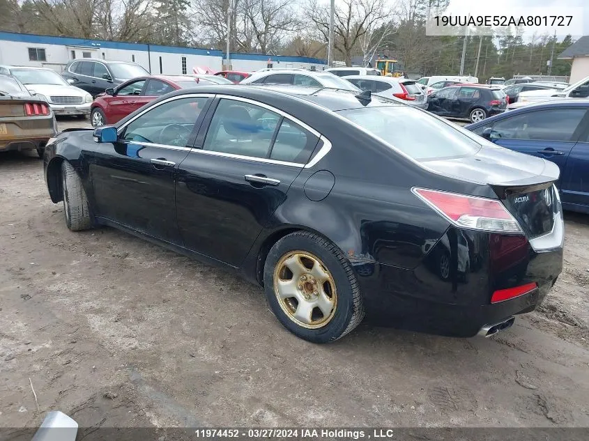 19UUA9E52AA801727 2010 Acura Tl