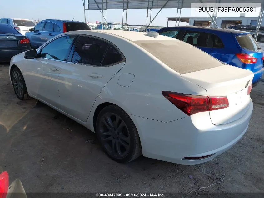 19UUB1F39FA006581 2015 Acura Tlx