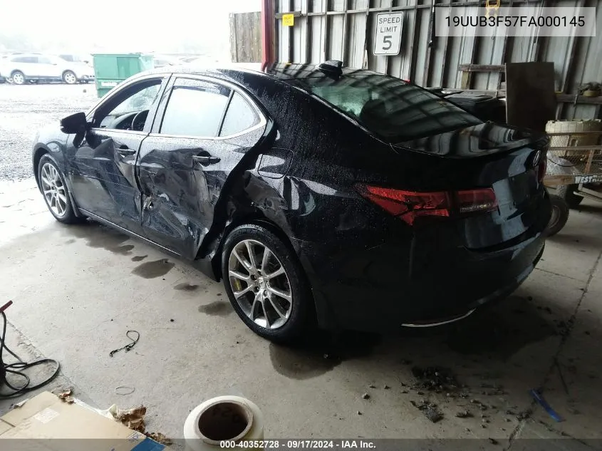 19UUB3F57FA000145 2015 Acura Tlx V6 Tech