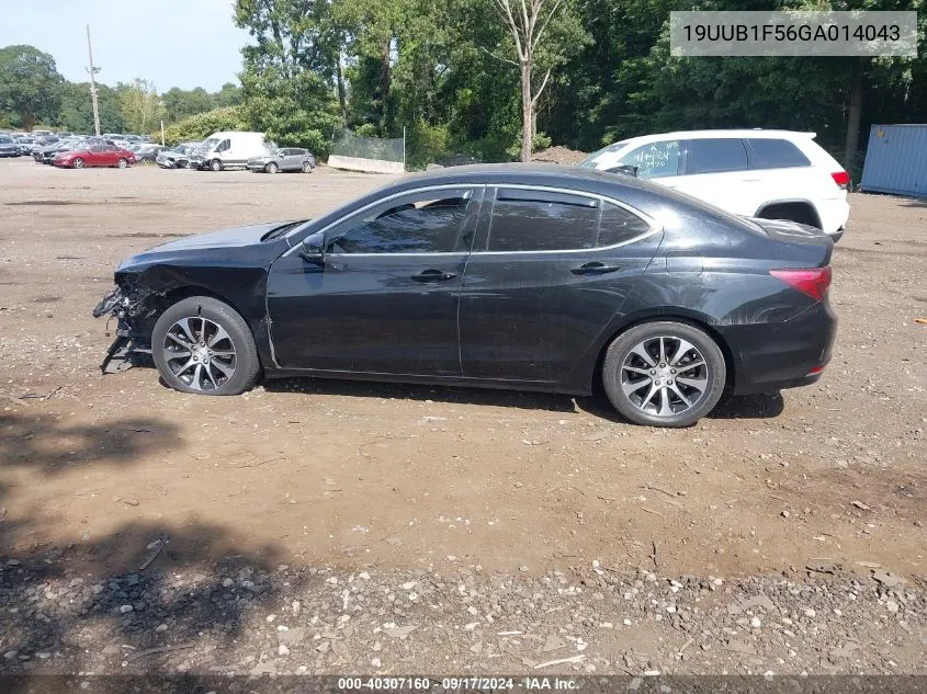 2016 Acura Tlx Tech VIN: 19UUB1F56GA014043 Lot: 40307160