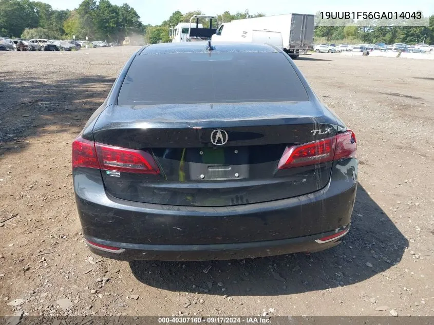 19UUB1F56GA014043 2016 Acura Tlx Tech