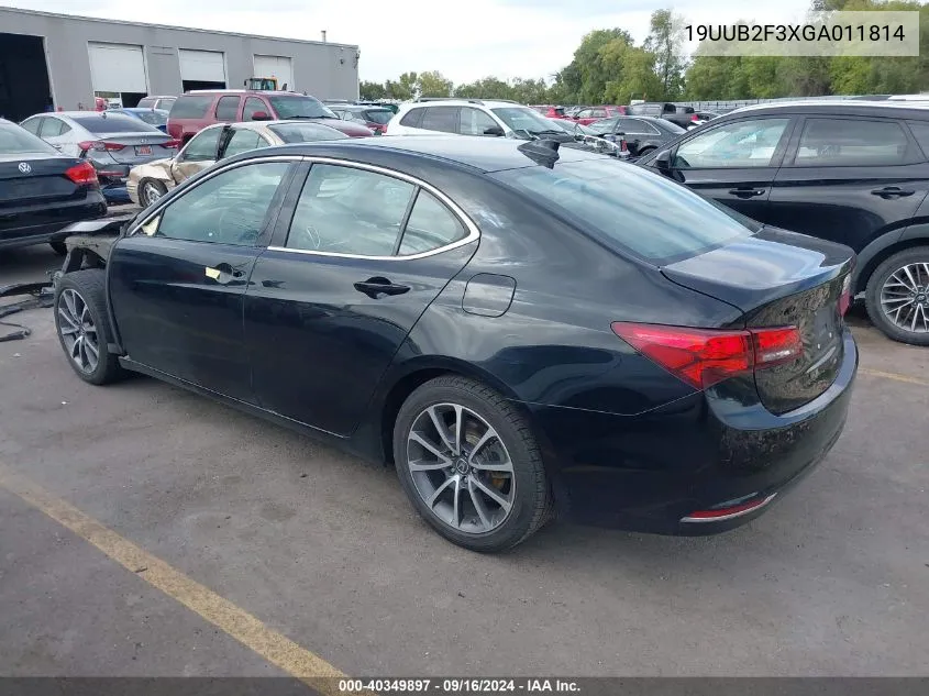 2016 Acura Tlx V6 VIN: 19UUB2F3XGA011814 Lot: 40349897