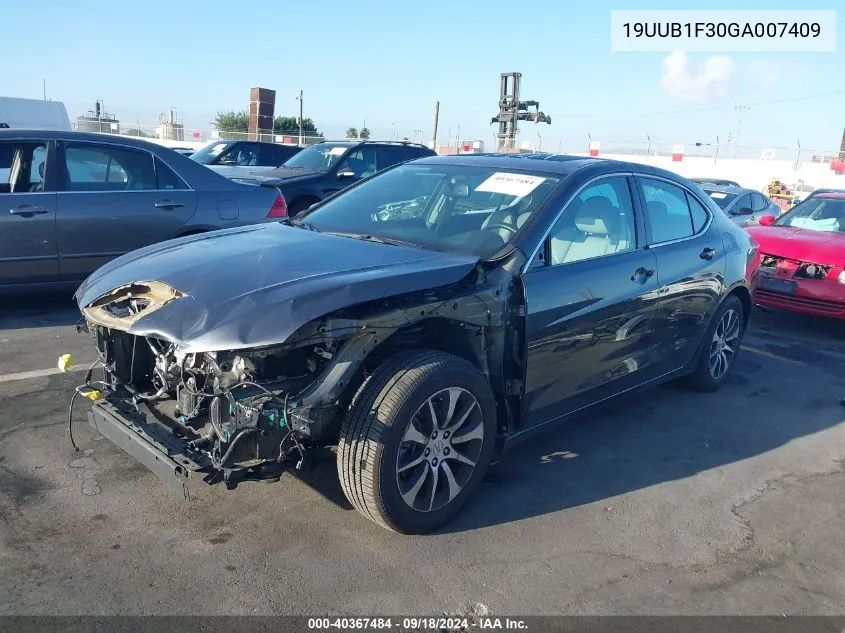 19UUB1F30GA007409 2016 Acura Tlx