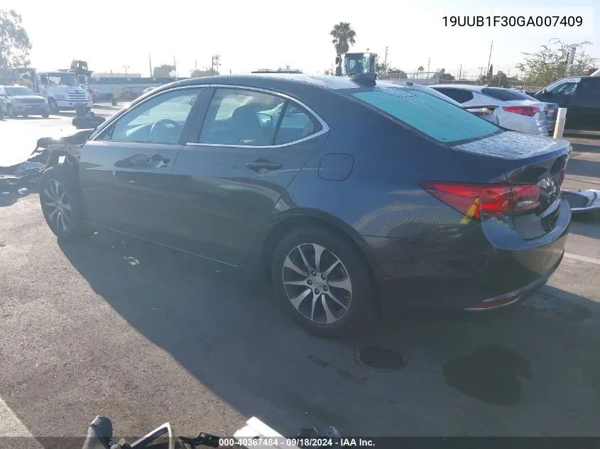 2016 Acura Tlx VIN: 19UUB1F30GA007409 Lot: 40367484