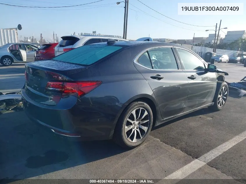 2016 Acura Tlx VIN: 19UUB1F30GA007409 Lot: 40367484