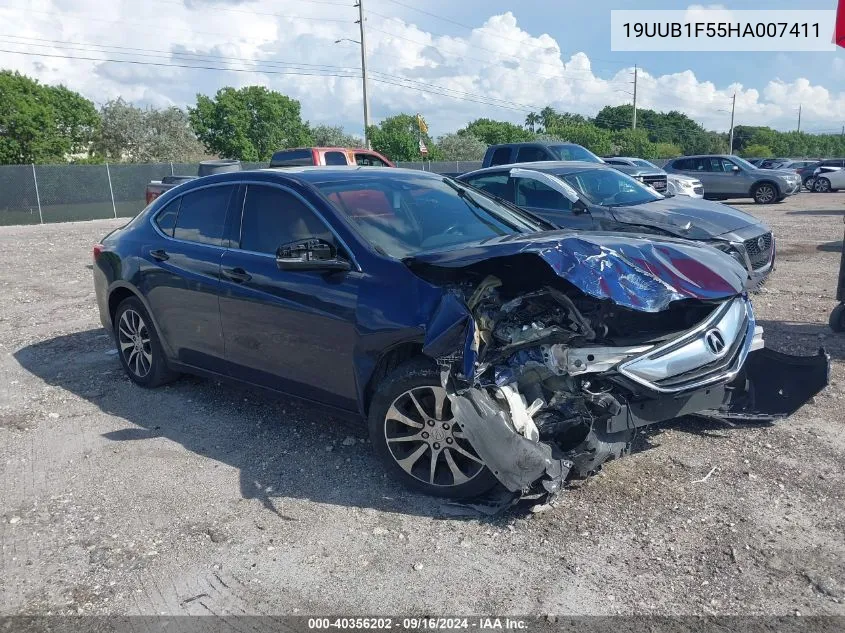 2017 Acura Tlx Technology Package VIN: 19UUB1F55HA007411 Lot: 40356202