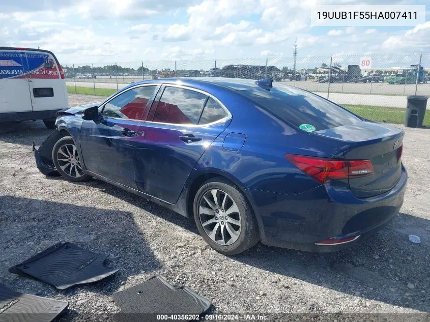 2017 Acura Tlx Technology Package VIN: 19UUB1F55HA007411 Lot: 40356202