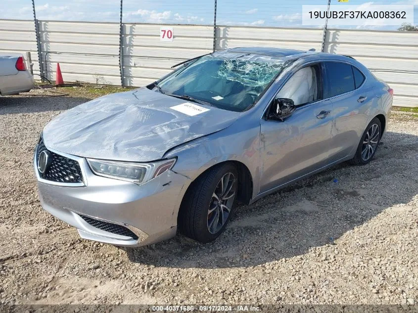 19UUB2F37KA008362 2019 Acura Tlx Standard