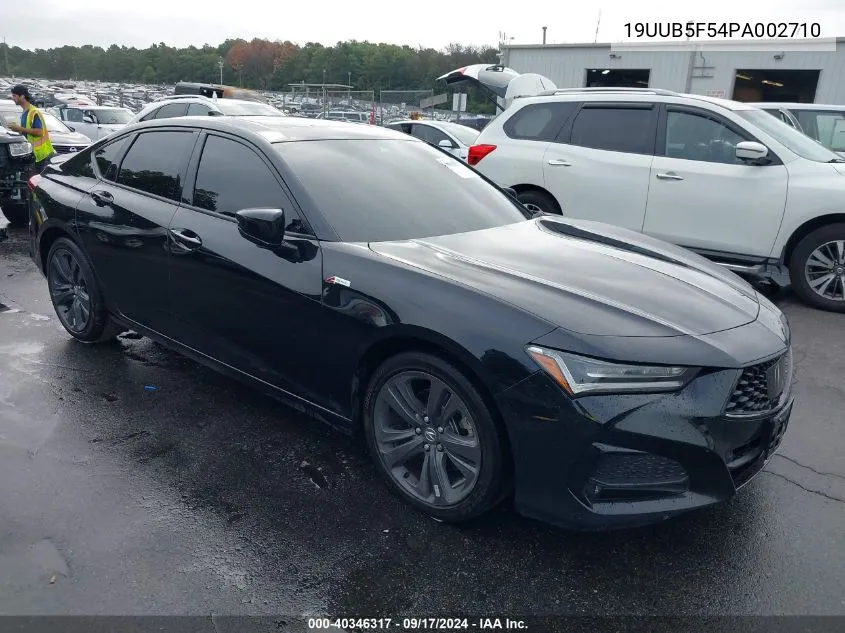 2023 Acura Tlx A-Spec Package VIN: 19UUB5F54PA002710 Lot: 40346317