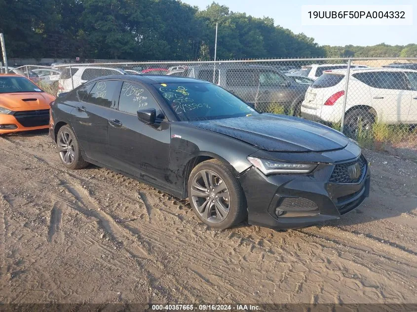 2023 Acura Tlx A-Spec Package VIN: 19UUB6F50PA004332 Lot: 40357665