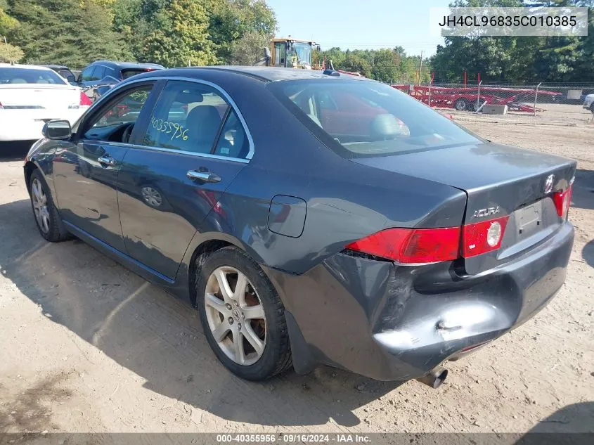 JH4CL96835C010385 2005 Acura Tsx