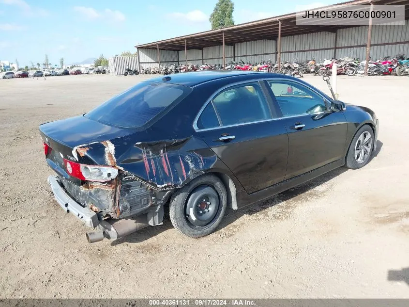 2006 Acura Tsx VIN: JH4CL95876C000901 Lot: 40361131