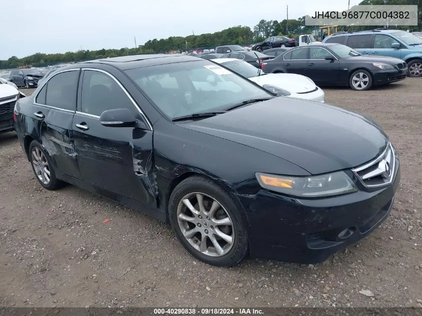 2007 Acura Tsx VIN: JH4CL96877C004382 Lot: 40290838