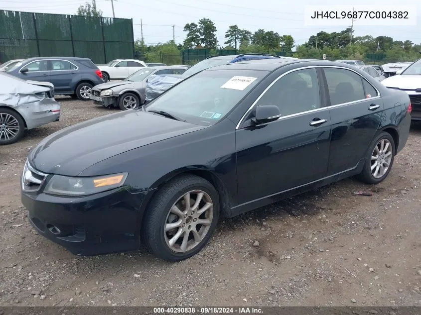 2007 Acura Tsx VIN: JH4CL96877C004382 Lot: 40290838