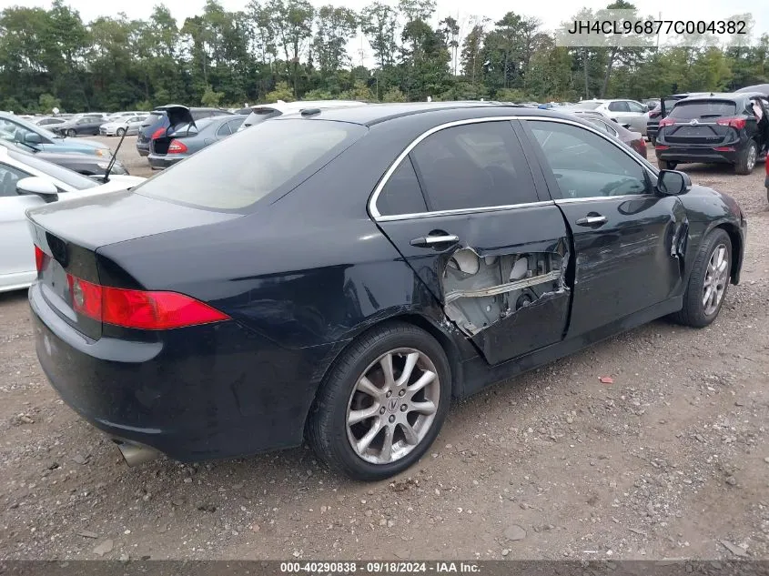 JH4CL96877C004382 2007 Acura Tsx