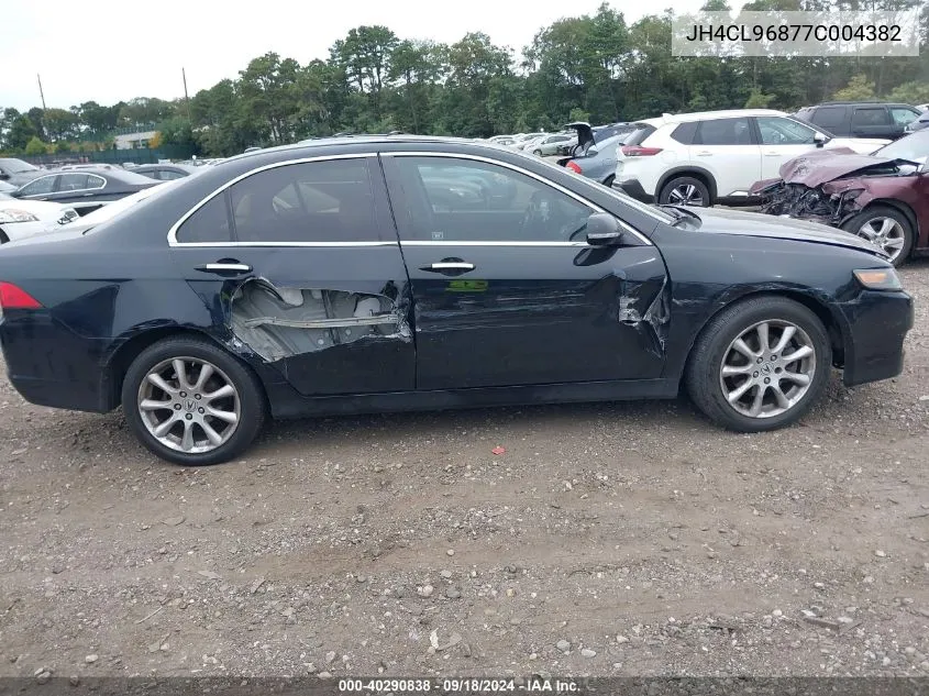 2007 Acura Tsx VIN: JH4CL96877C004382 Lot: 40290838