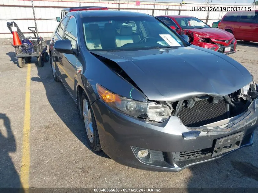 2009 Acura Tsx VIN: JH4CU26619C033415 Lot: 40365638