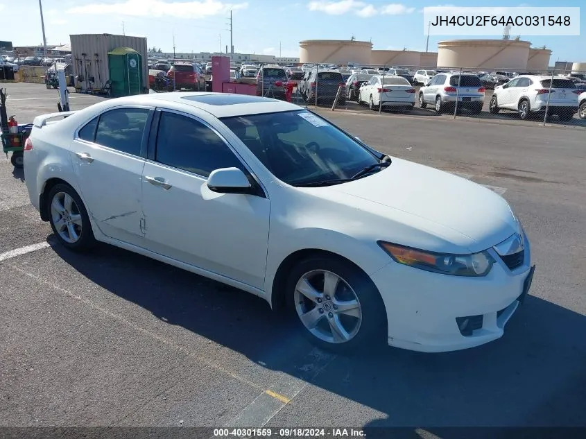 2010 Acura Tsx 2.4 VIN: JH4CU2F64AC031548 Lot: 40301559