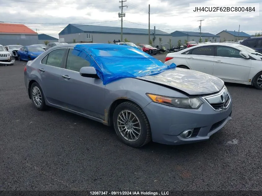 2011 Acura Tsx VIN: JH4CU2F62BC800484 Lot: 12087347