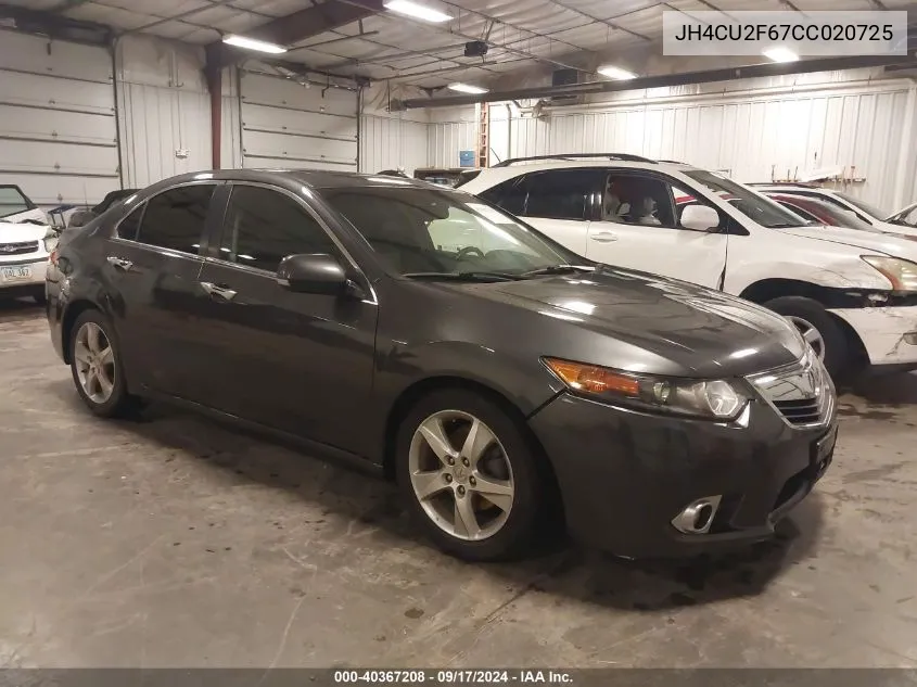 JH4CU2F67CC020725 2012 Acura Tsx 2.4