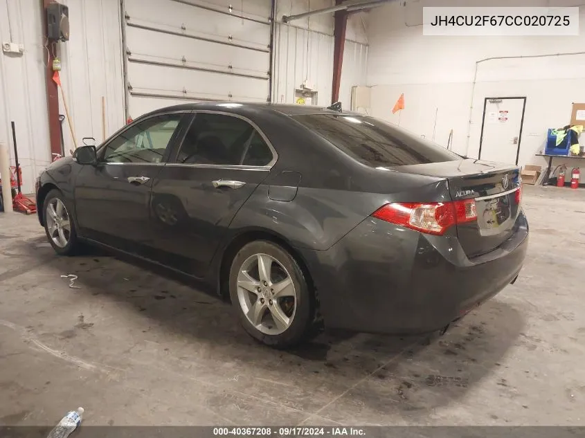 JH4CU2F67CC020725 2012 Acura Tsx 2.4