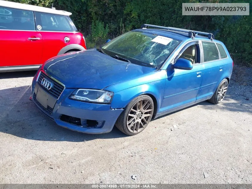 WAUHF78P99A023793 2009 Audi A3 2.0T